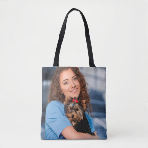 Tote Bag Photo personnalisée Personnaliser la famille Chip