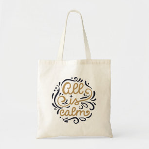 Tote Bag Photo personnalisée Tout est calme Noël de vacance