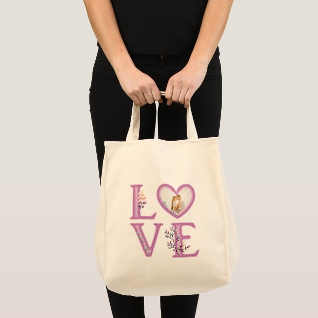 Tote Bag Photo personnelle du Joyeux Valentin (Devant (produit))