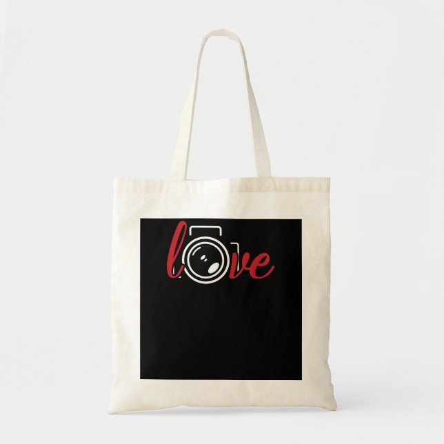 Tote Bag Photographie Amour Photographe Cadeau (Devant)