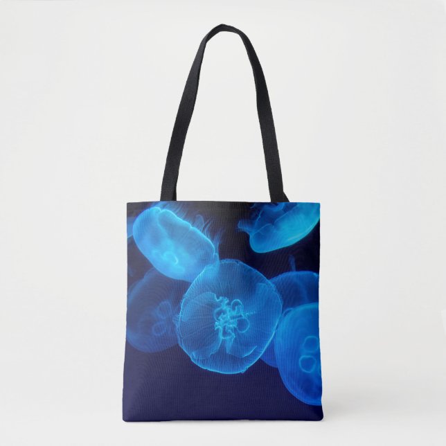 TOTE BAG PHOTOGRAPHIE DE CLOSEUP DE SWARM DE JELLYFISH (Devant)