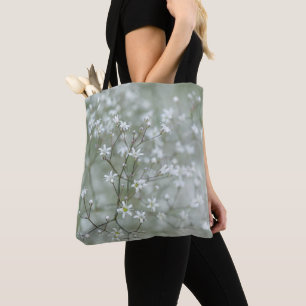 Tote Bag Photographie de fleurs de baby's breath botaniques