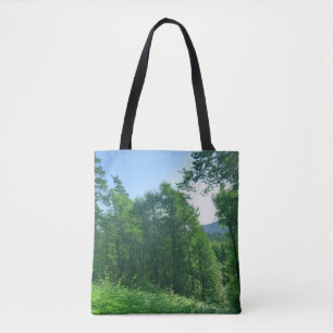 Tote Bag Photographie du paysage de la forêt verte
