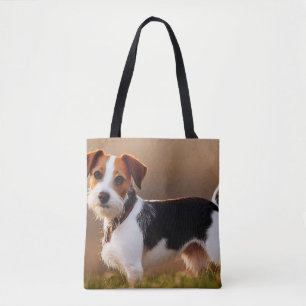 Tote Bag Photographie d'un chien Jack Russel Terrier mignon