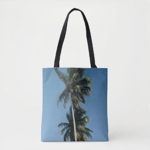 Tote Bag Photographie en angle bas de trois cocotiers