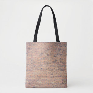 Tote Bag Photographie murale en briques Brown