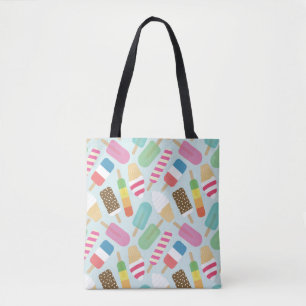 Tote Bag Photos de glaces illustrées