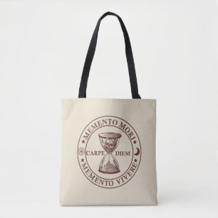 Tote Bag Phrase latin - Saisir le jour - Memento Mori