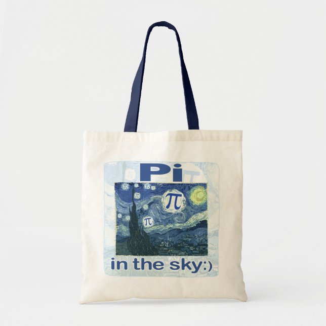 Tote Bag Pi dans le ciel par des studios de Mudge (Devant)
