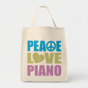 Tote Bag Piano d'amour de paix