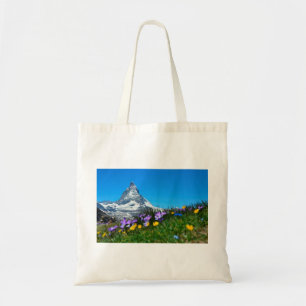 Tote Bag Pic du Cervin au printemps