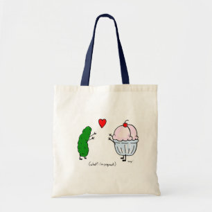 Tote Bag Pickle Loves Ice Cream
