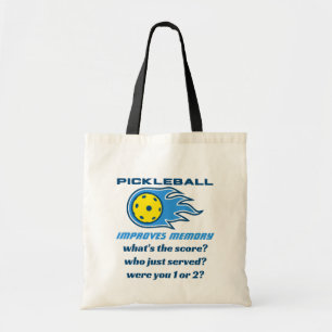 Tote Bag Pickleball améliore la mémoire questions amusantes