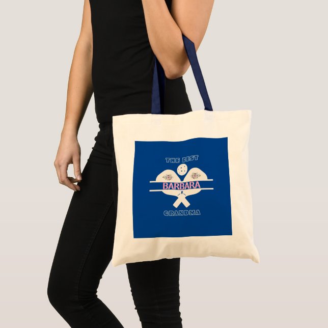 Tote Bag Pickleball Meilleur Grand-mère Budget initial de p (Devant (produit))