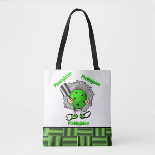 Tote Bag Pickleball Picklejus Halloween Film Inspiré