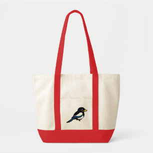 Tote Bag pie Jaune-affichée