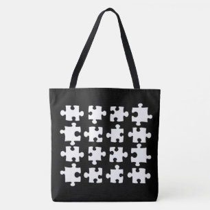 Tote Bag Pièces de puzzle