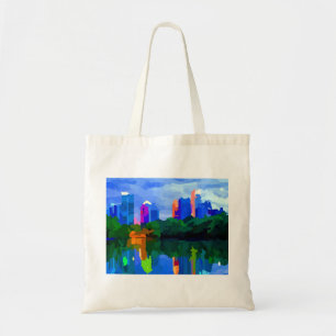 Tote Bag Piedmont Park Atlanta Georgia Skyline