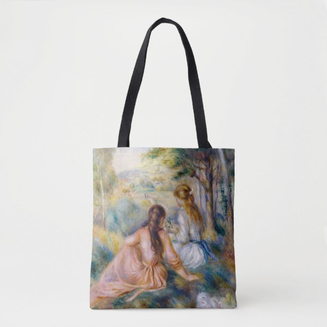 Tote Bag Pierre-Auguste Renoir - Dans le pré (Devant)
