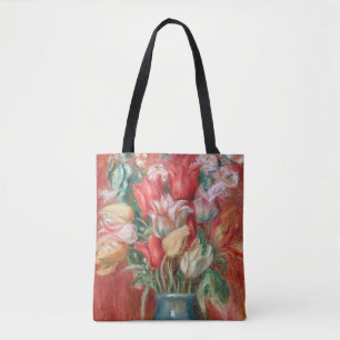Tote Bag Pierre-Auguste Renoir - Tulip Bouquet
