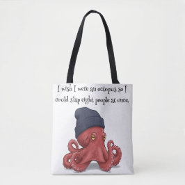 Tote Bag Pieuvre De Flux D'Encre : Ardemment Vôtre, Quotidi