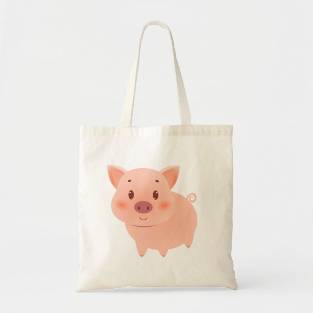 Tote Bag Piggy Cute (Devant)
