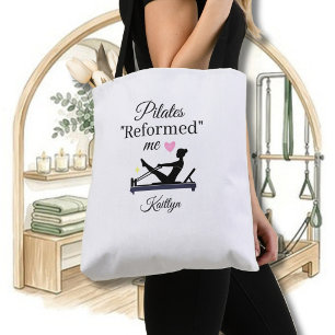TOTE BAG PILATES PERSONNALISÉ "RÉFORMÉ" MON NOM DE REFORMEU
