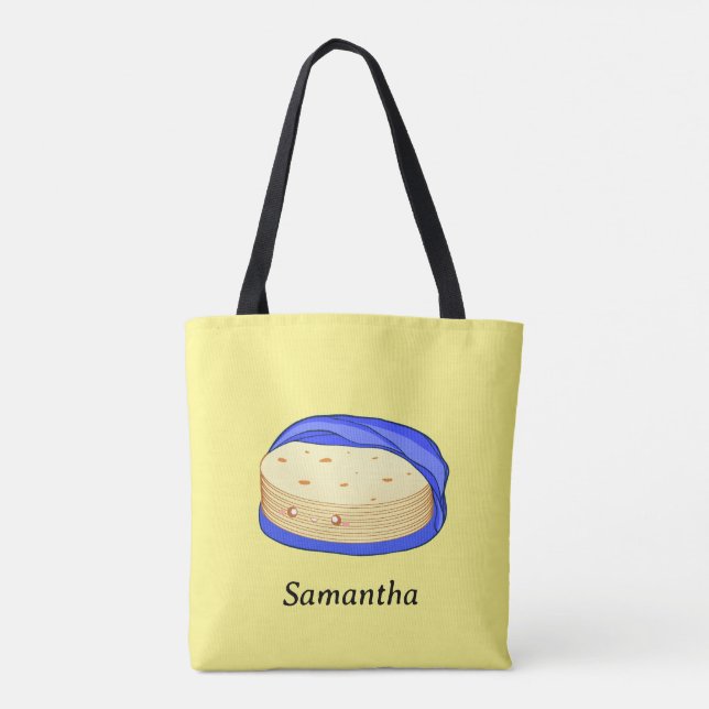Tote Bag Pile de tortillas de farine (Dos)