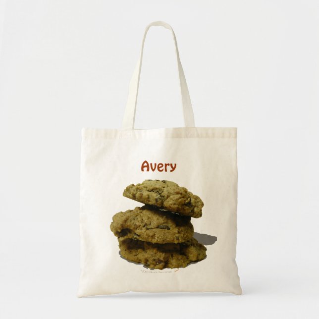 Tote Bag Pile nommée personnalisée d'amants de biscuit de (Devant)