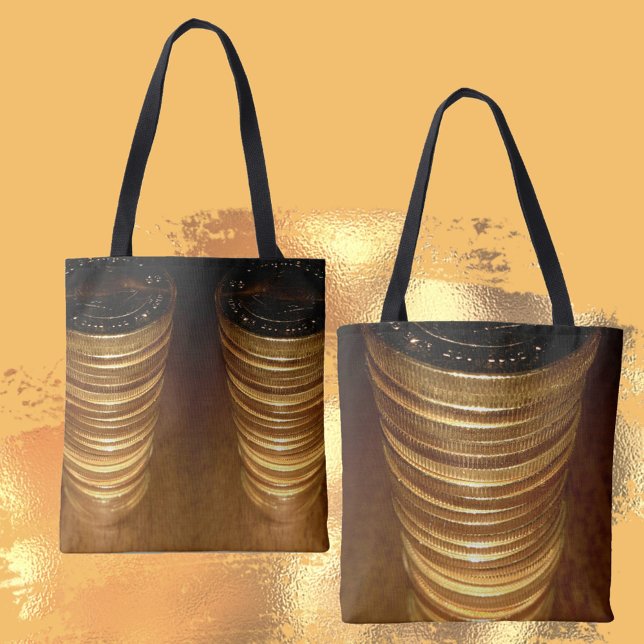 Tote Bag Piles de pièces d'or (Créateur téléchargé)