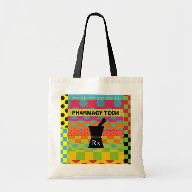 Tote Bag Pilon lunatique et mortier de Fourre-tout de (Devant)
