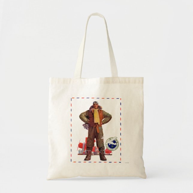 Tote Bag Pilote de par avion (Devant)