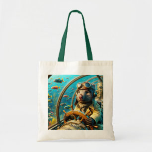 Tote Bag Pilote Wombat mignon Imaginaire sous-marin