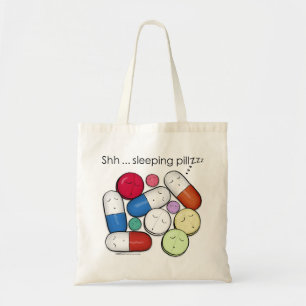 Tote Bag Pilule-Médicament de sommeil