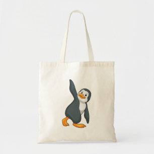 Tote Bag Pingouin au Yoga Exercice d'étirement