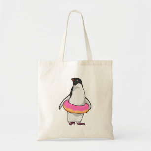Tote Bag Pingouin avec Donut