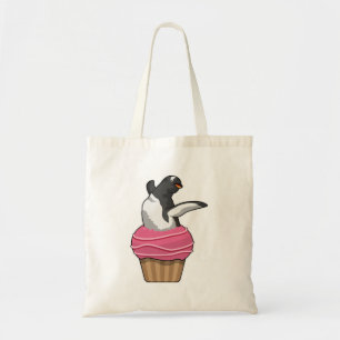 Tote Bag Pingouin avec muffin