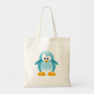 Tote Bag Pingouin bleu