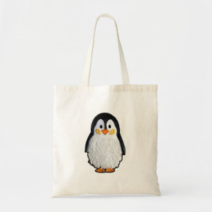 Tote Bag Pingouin brodé - Croix animal par Calli