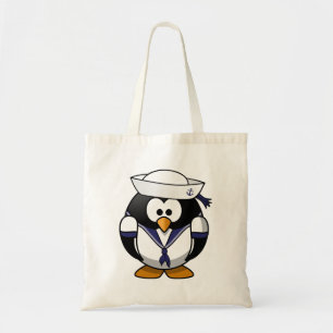 Tote Bag Pingouin marin