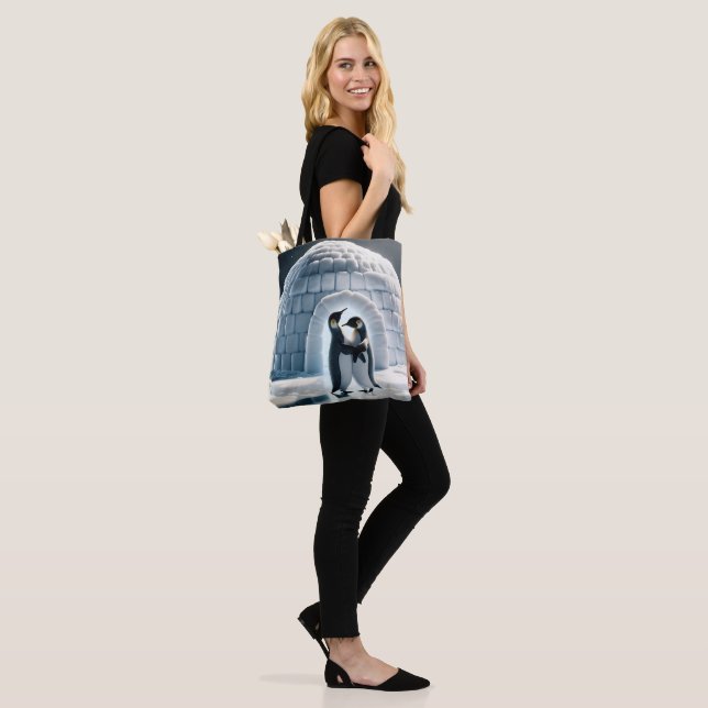 Tote Bag Pingouins Dansant Lente Par Igloo (Sur le modèle)