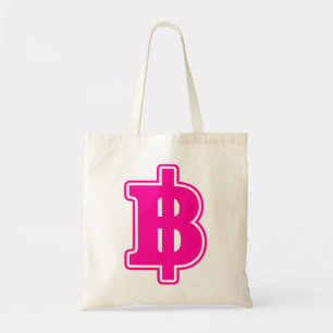 Tote Bag PINK BAHT SIGNER ฿ Thai Devise ฿