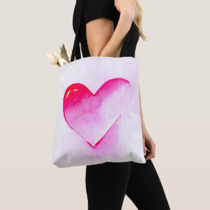 Tote Bag Pink coeur grunge pop amour moi