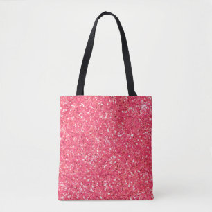 Tote Bag Pink fun pétillant parties scintillant motif, cade