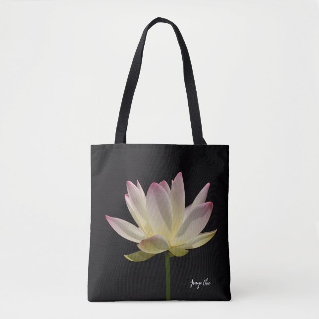 Tote Bag Pink Lotus Shoulder Tote (Devant)