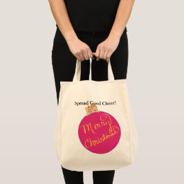 Tote Bag Pink.Ornament Ball Cheval