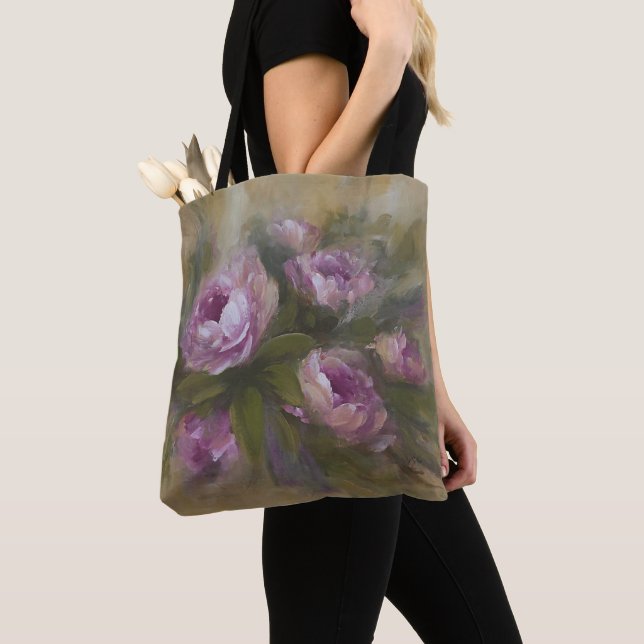 Tote Bag Pink Rose (De près)