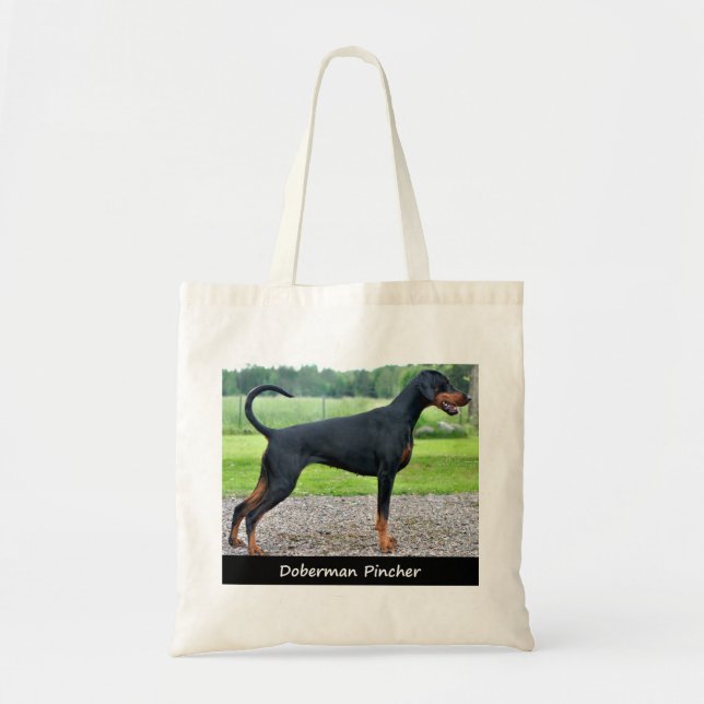 Tote Bag Pinscher de dobermann (Devant)