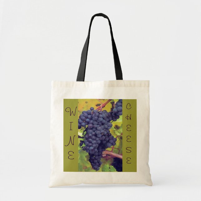 Tote Bag Pique-nique de vin et de fromage (Devant)