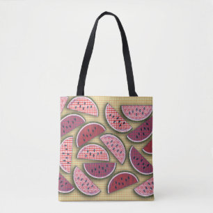 Tote Bag Pique-nique Vintage frais de pastèque